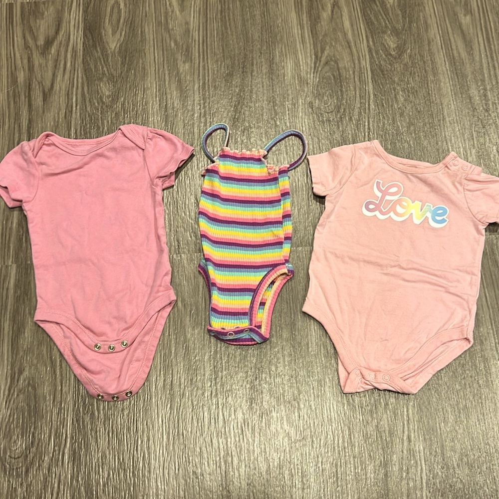 6-9 month onsie lot